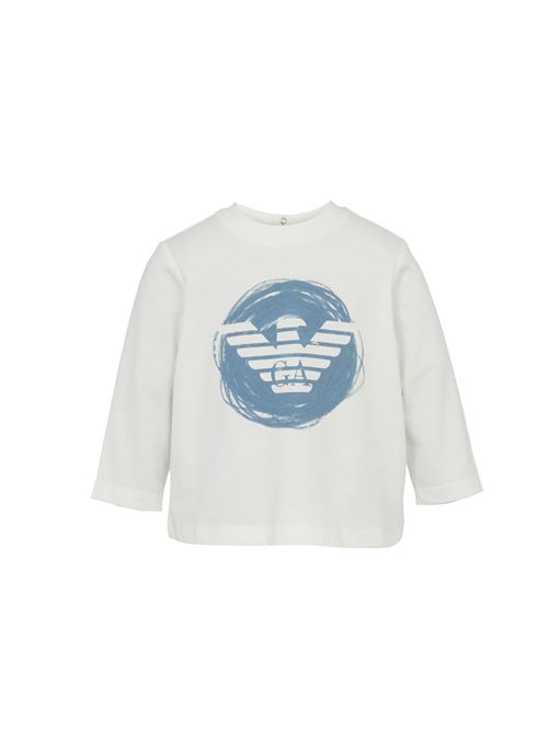 T-shirt, bambino, logata. EMPORIO ARMANI | 6DHTJ4 4J54Z0101